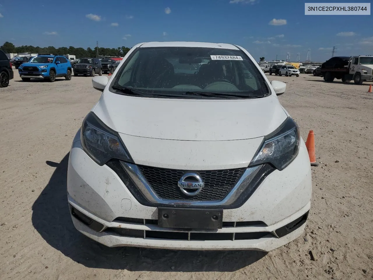 2017 Nissan Versa Note S VIN: 3N1CE2CPXHL380744 Lot: 74932484