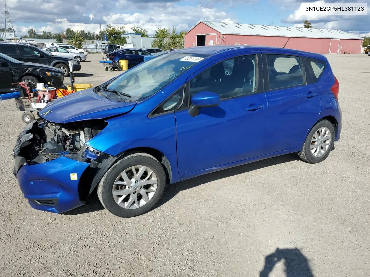 2017 Nissan Versa Note S VIN: 3N1CE2CP5HL381123 Lot: 75211744