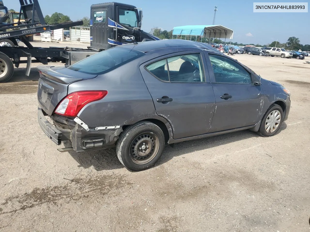 2017 Nissan Versa S VIN: 3N1CN7AP4HL883993 Lot: 75245344