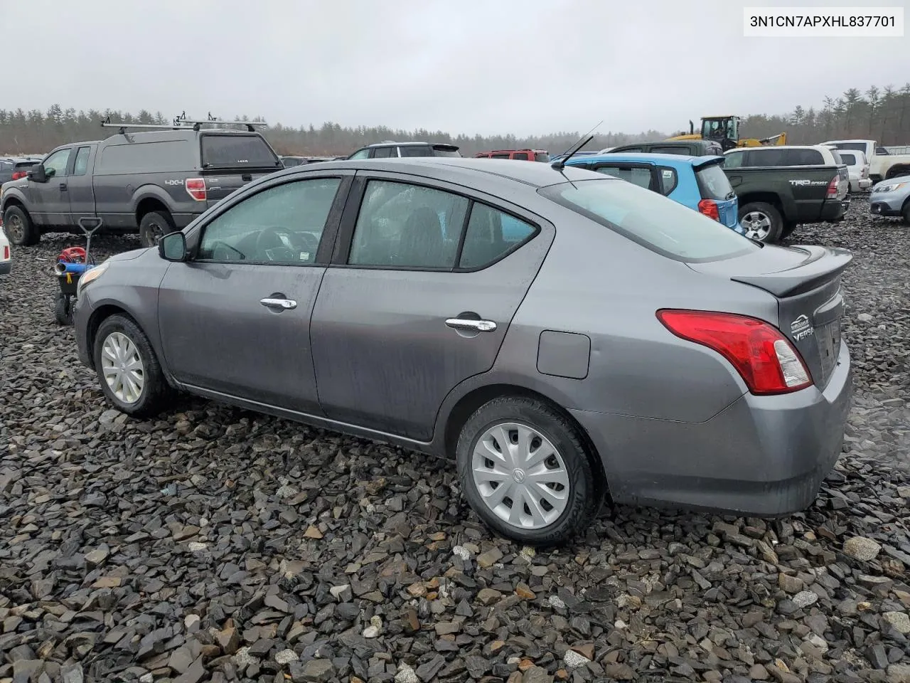 2017 Nissan Versa S VIN: 3N1CN7APXHL837701 Lot: 75268294