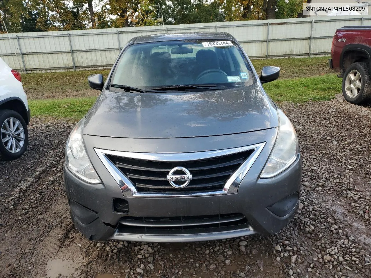 2017 Nissan Versa S VIN: 3N1CN7AP4HL808209 Lot: 75335744