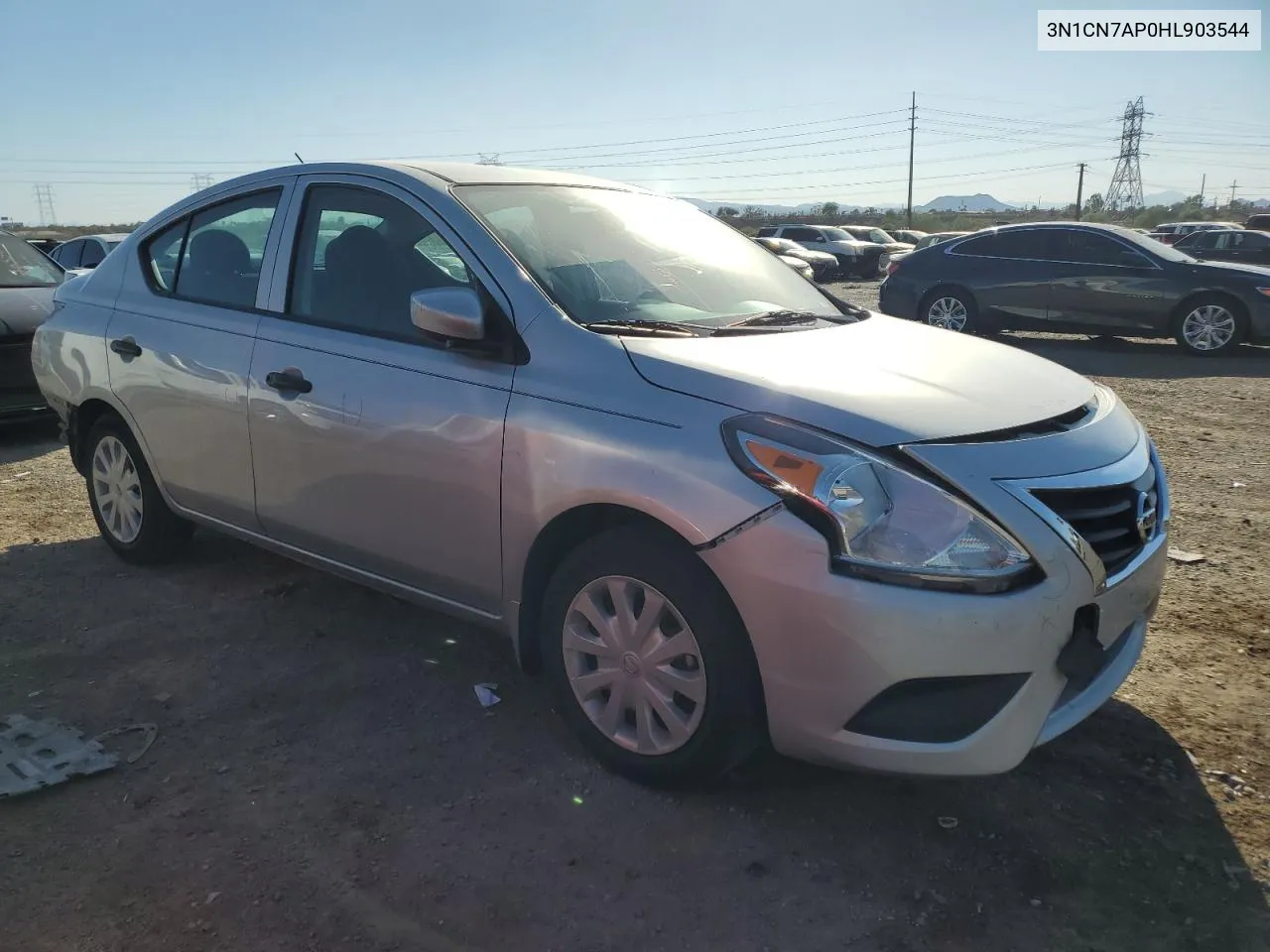 2017 Nissan Versa S VIN: 3N1CN7AP0HL903544 Lot: 75649984