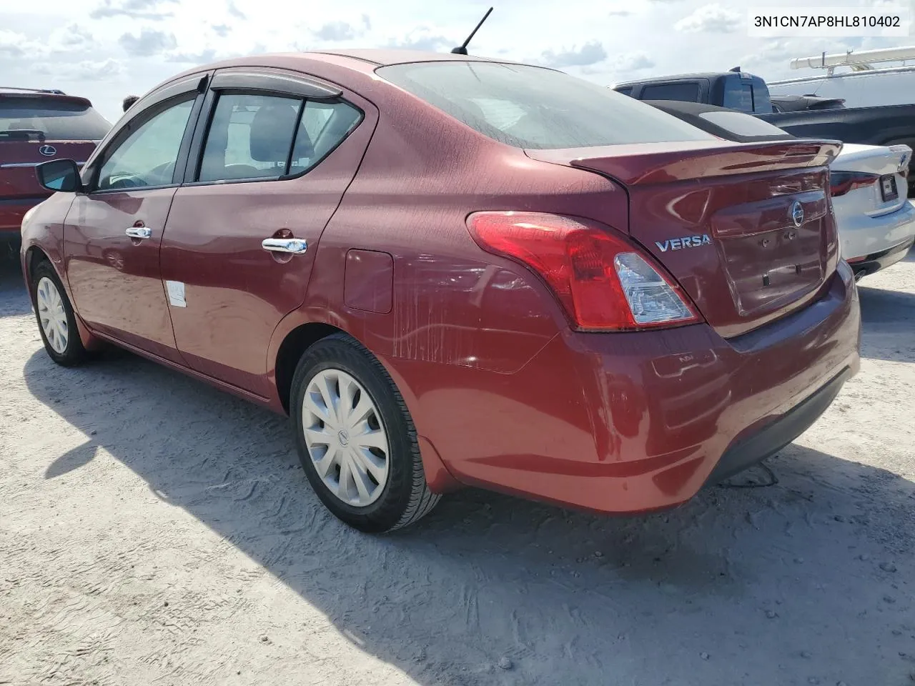 2017 Nissan Versa S VIN: 3N1CN7AP8HL810402 Lot: 76196274