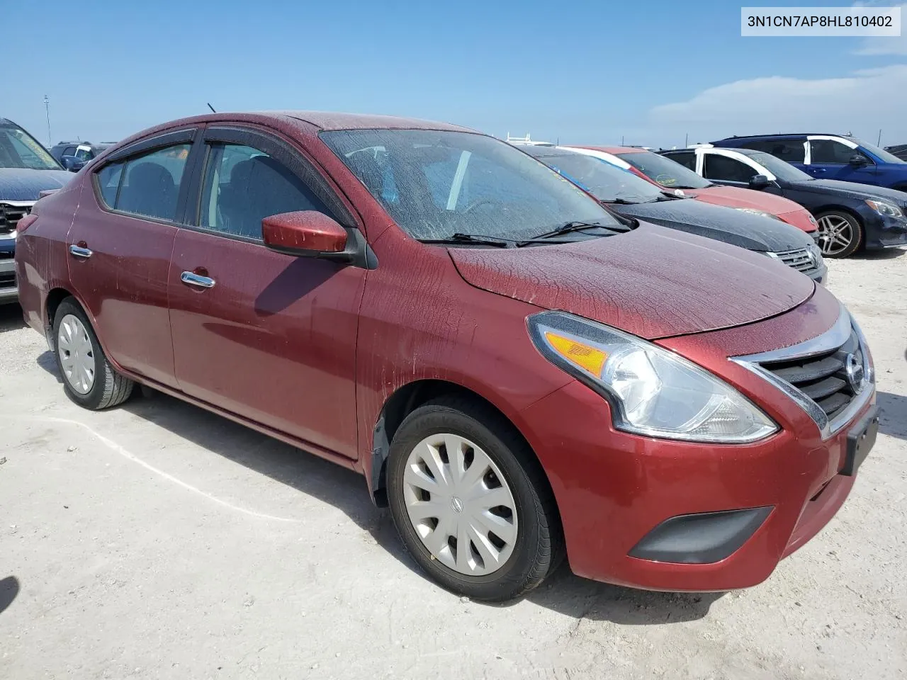 2017 Nissan Versa S VIN: 3N1CN7AP8HL810402 Lot: 76196274