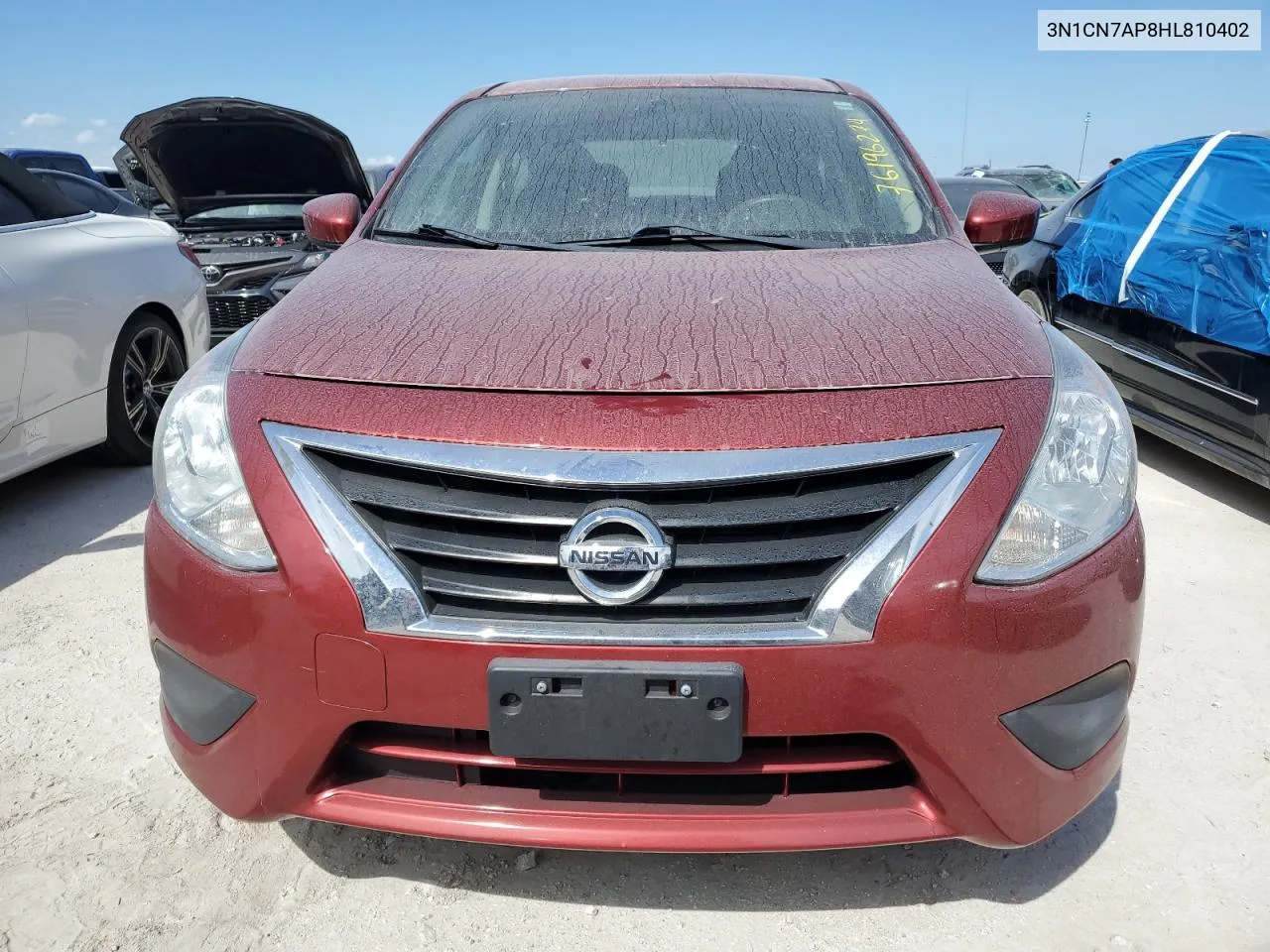 2017 Nissan Versa S VIN: 3N1CN7AP8HL810402 Lot: 76196274