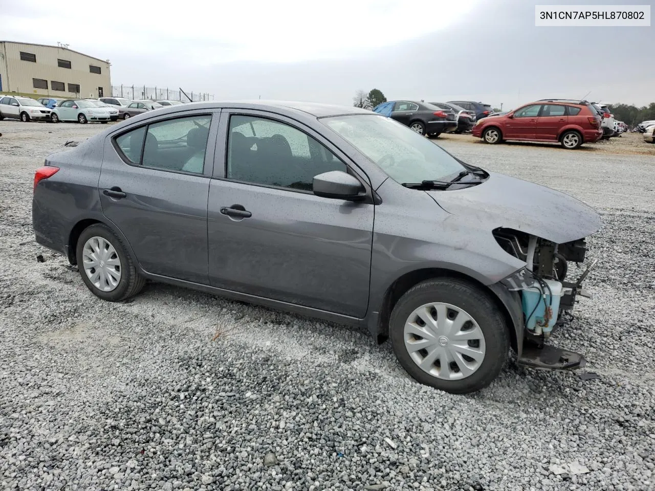 3N1CN7AP5HL870802 2017 Nissan Versa S