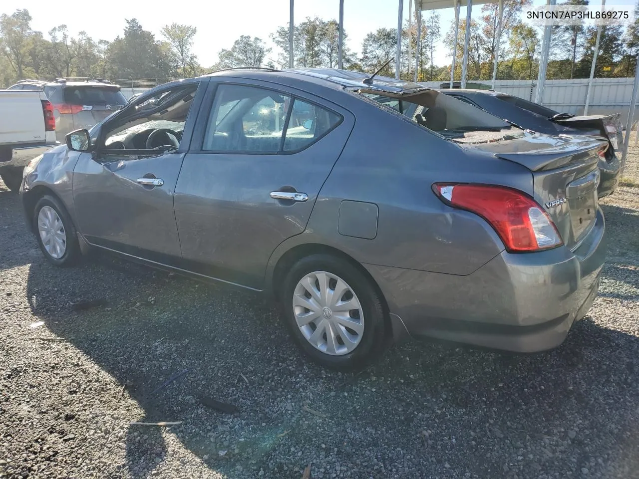 2017 Nissan Versa S VIN: 3N1CN7AP3HL869275 Lot: 76404524