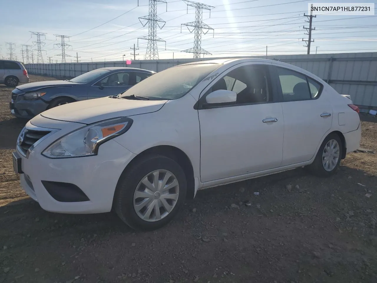 2017 Nissan Versa S VIN: 3N1CN7AP1HL877231 Lot: 76710804