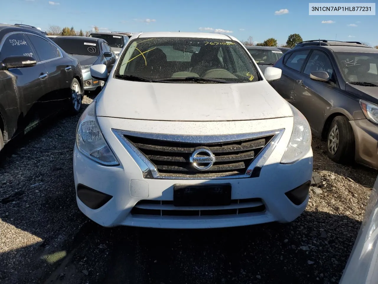 2017 Nissan Versa S VIN: 3N1CN7AP1HL877231 Lot: 76710804