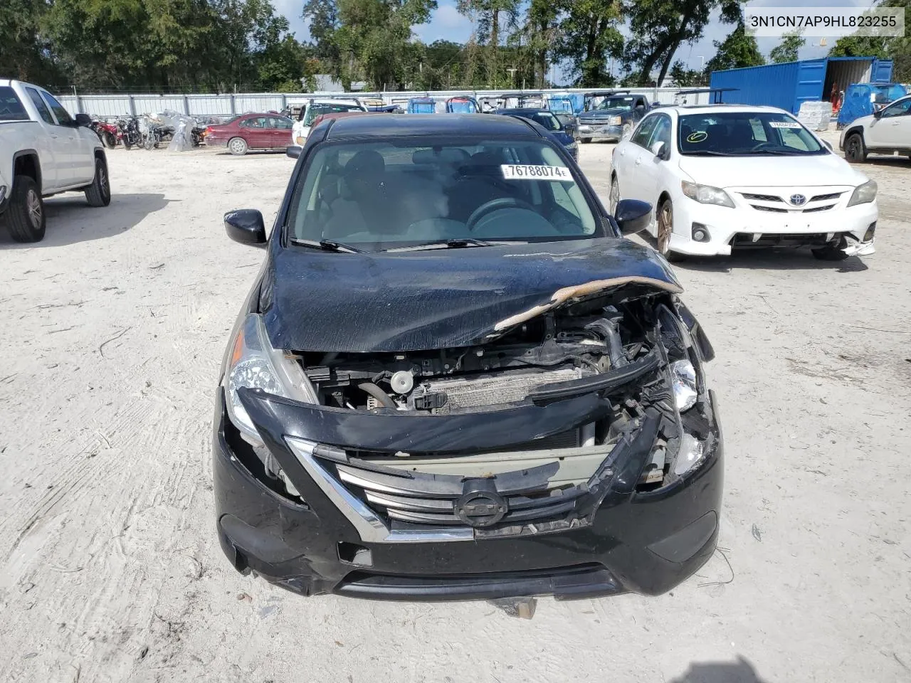 2017 Nissan Versa S VIN: 3N1CN7AP9HL823255 Lot: 76788074