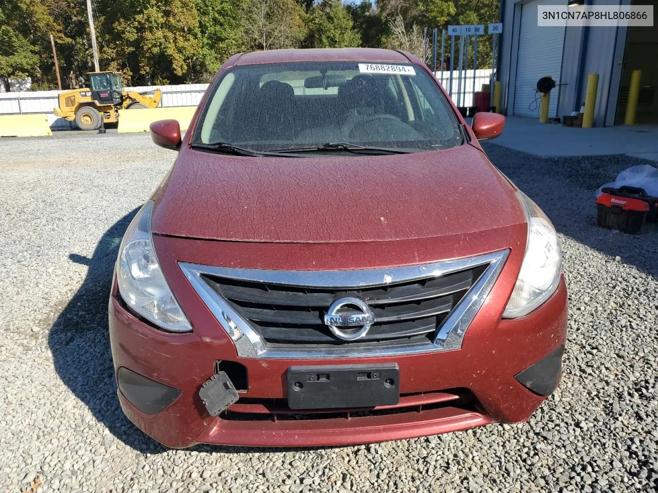 2017 Nissan Versa S VIN: 3N1CN7AP8HL806866 Lot: 76882894