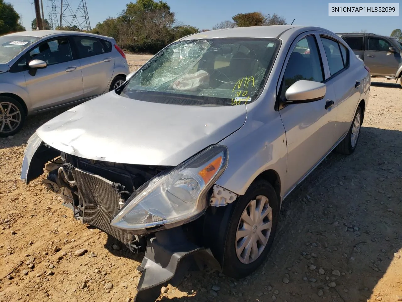 3N1CN7AP1HL852099 2017 Nissan Versa S