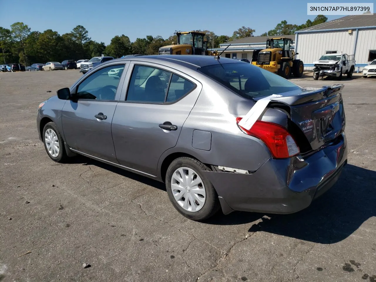 2017 Nissan Versa S VIN: 3N1CN7AP7HL897399 Lot: 77592734