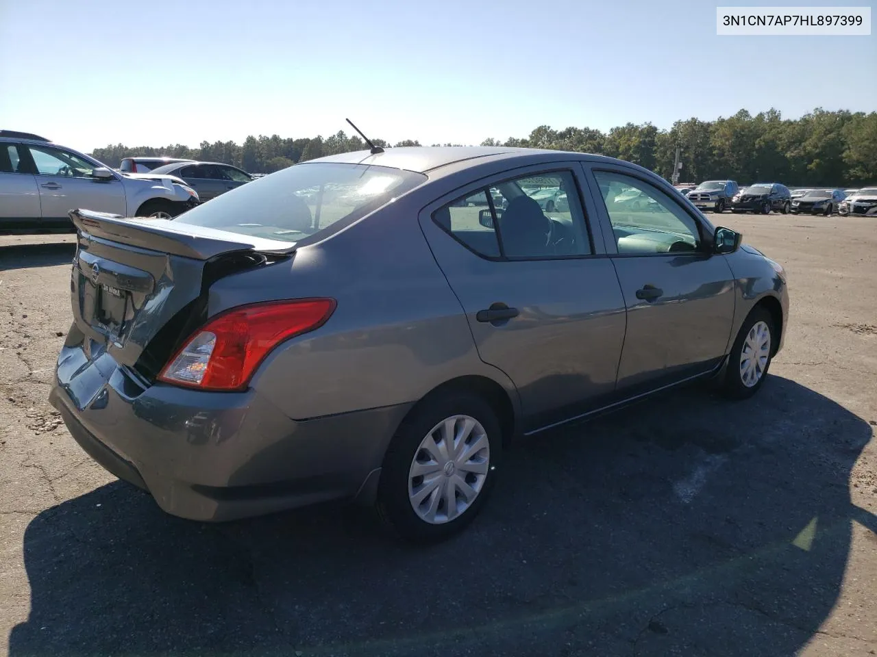 2017 Nissan Versa S VIN: 3N1CN7AP7HL897399 Lot: 77592734