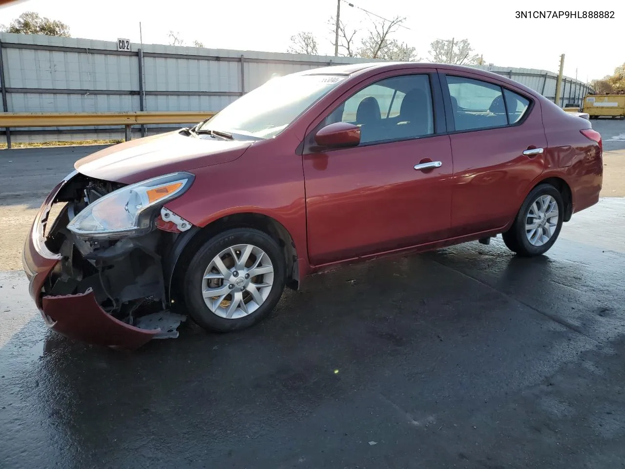 2017 Nissan Versa S VIN: 3N1CN7AP9HL888882 Lot: 77756304