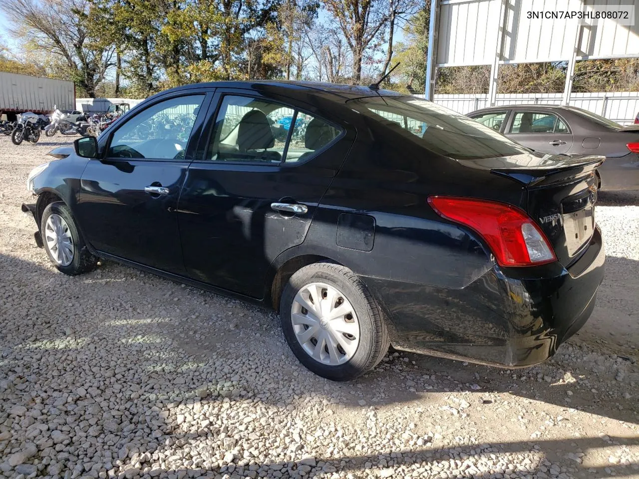 2017 Nissan Versa S VIN: 3N1CN7AP3HL808072 Lot: 77799124