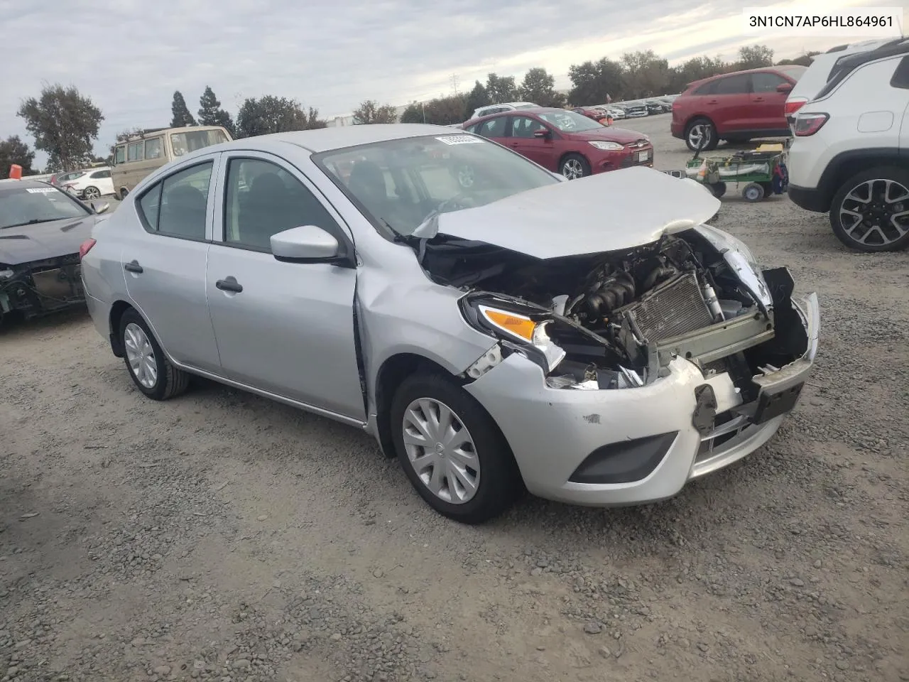 2017 Nissan Versa S VIN: 3N1CN7AP6HL864961 Lot: 78533374