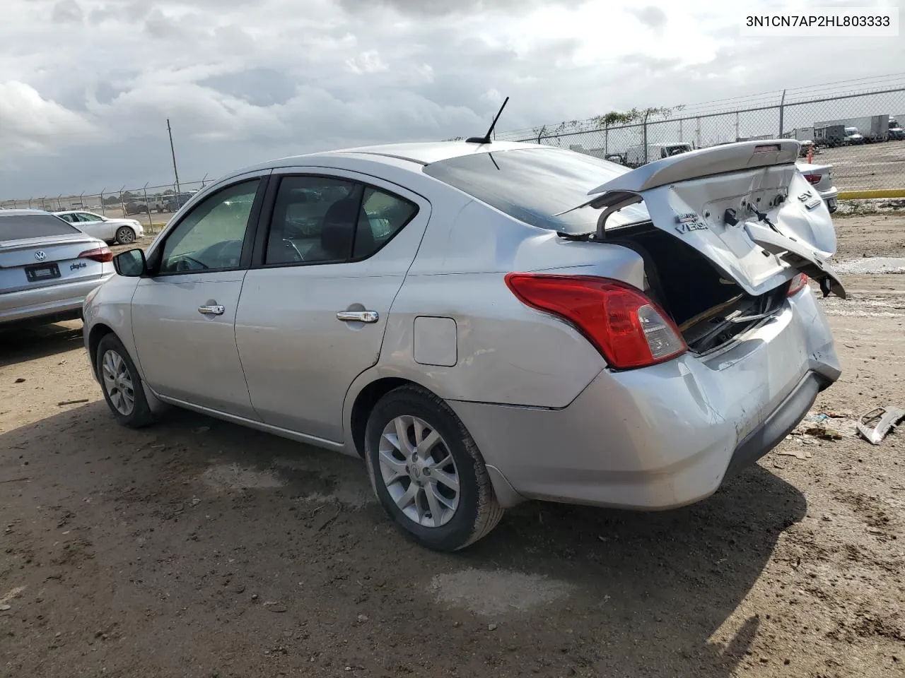 2017 Nissan Versa S VIN: 3N1CN7AP2HL803333 Lot: 78782084