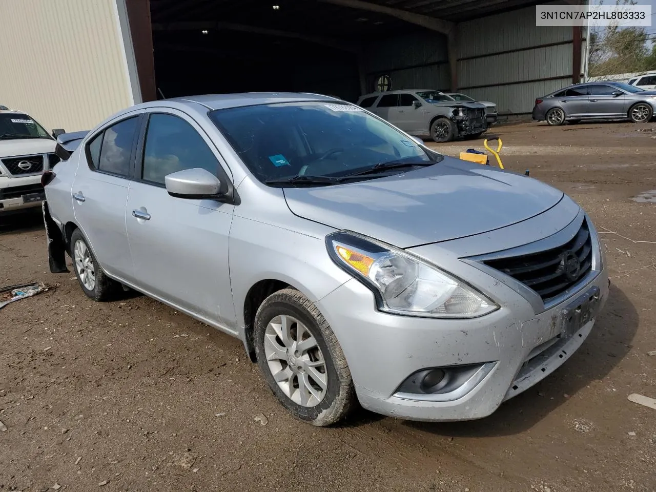 2017 Nissan Versa S VIN: 3N1CN7AP2HL803333 Lot: 78782084