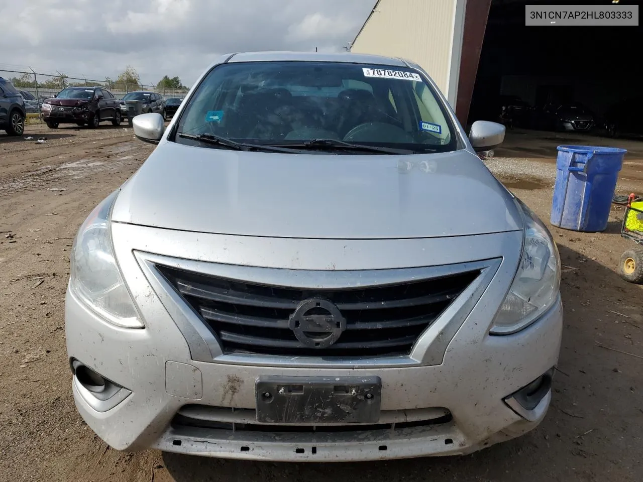 2017 Nissan Versa S VIN: 3N1CN7AP2HL803333 Lot: 78782084