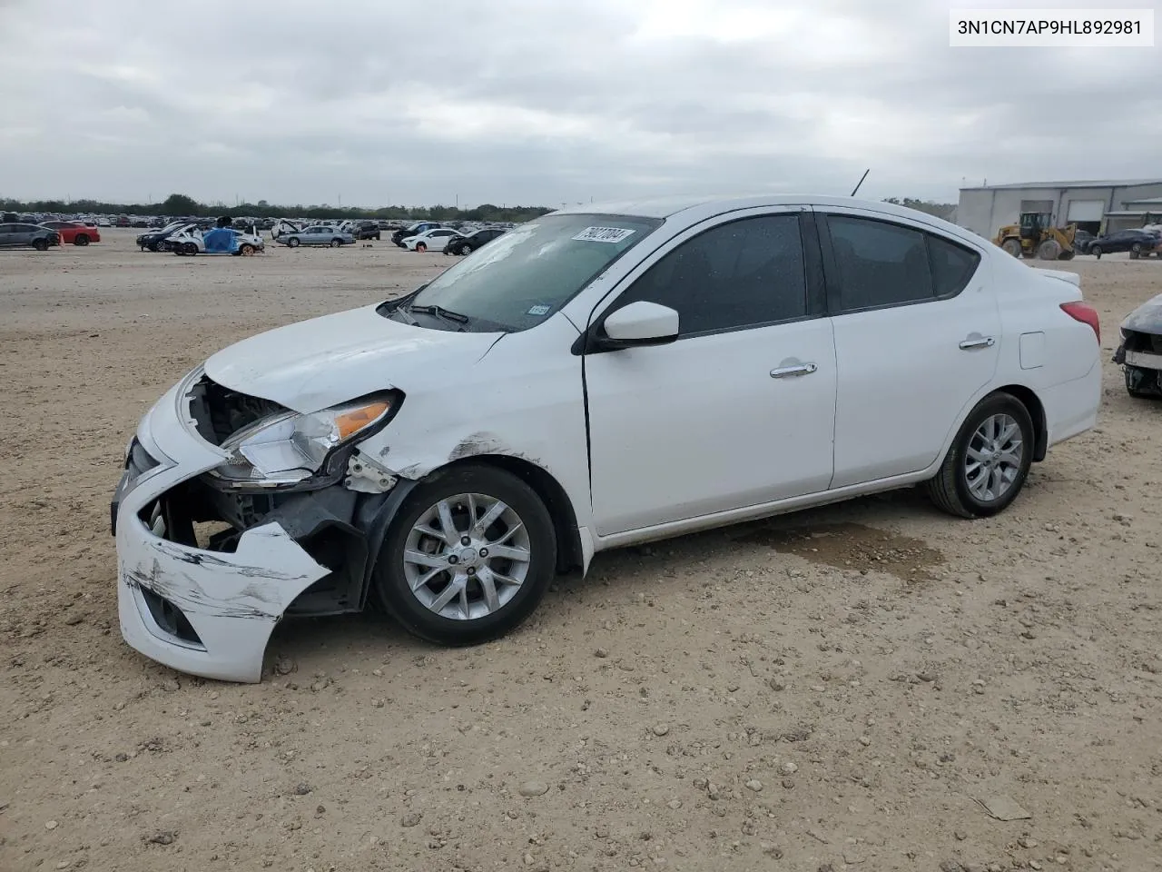 2017 Nissan Versa S VIN: 3N1CN7AP9HL892981 Lot: 79027004