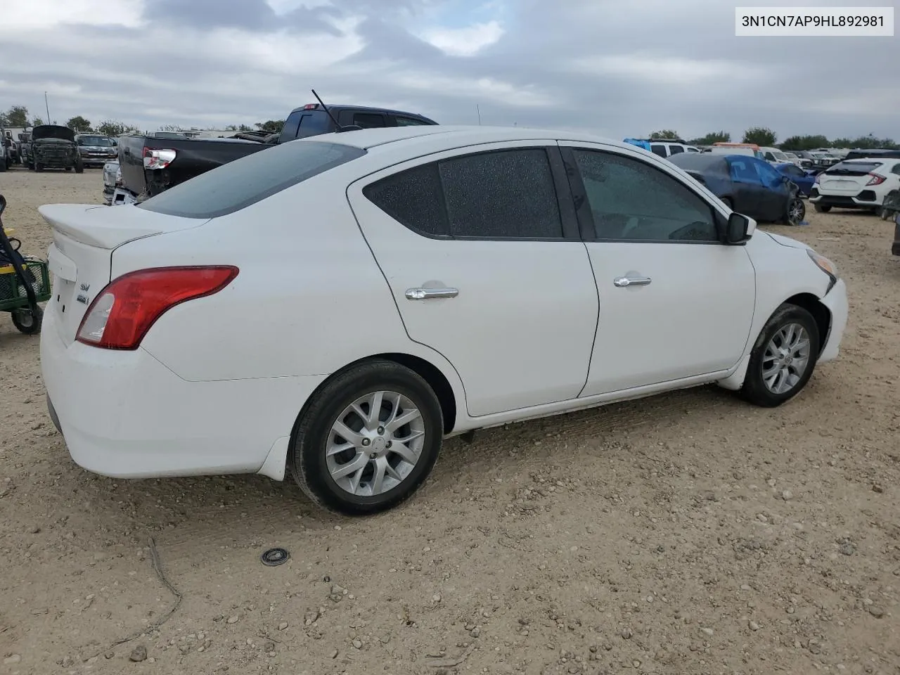 2017 Nissan Versa S VIN: 3N1CN7AP9HL892981 Lot: 79027004