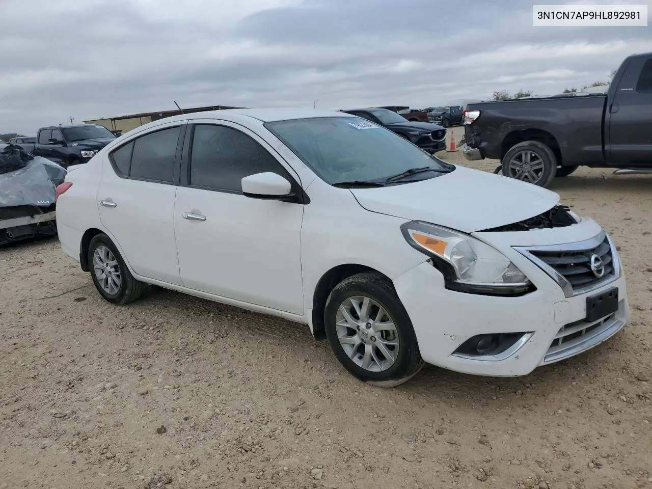 2017 Nissan Versa S VIN: 3N1CN7AP9HL892981 Lot: 79027004