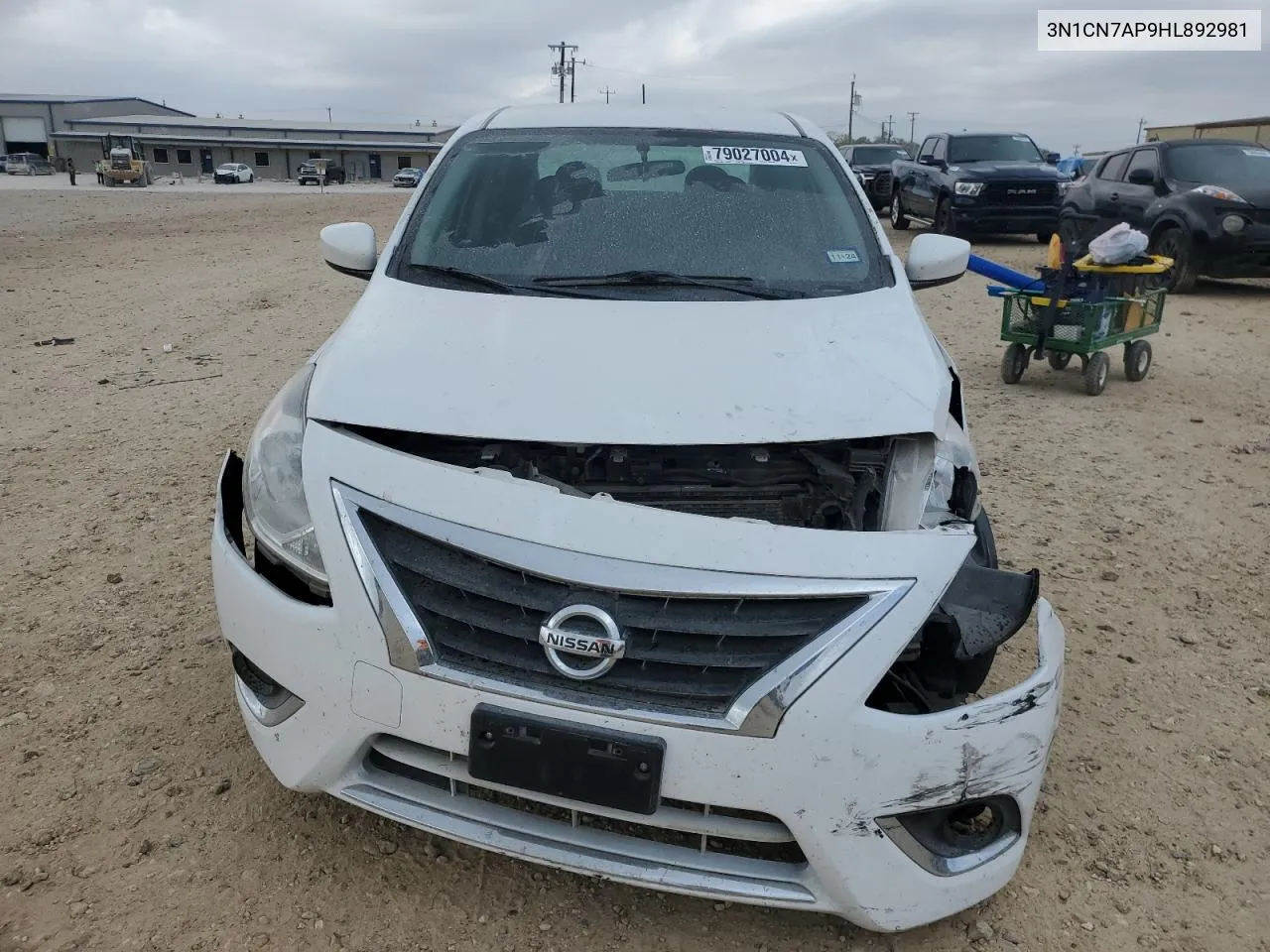 2017 Nissan Versa S VIN: 3N1CN7AP9HL892981 Lot: 79027004