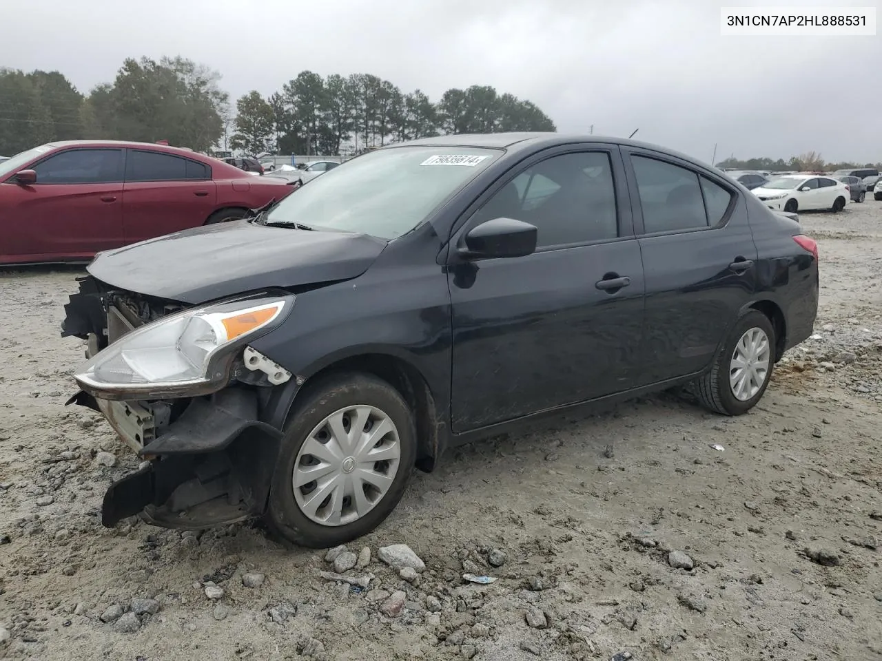 2017 Nissan Versa S VIN: 3N1CN7AP2HL888531 Lot: 79839814