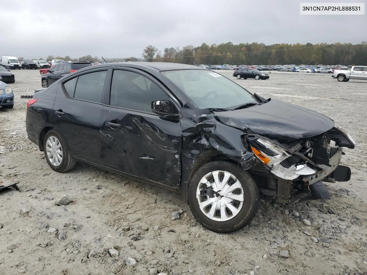 2017 Nissan Versa S VIN: 3N1CN7AP2HL888531 Lot: 79839814