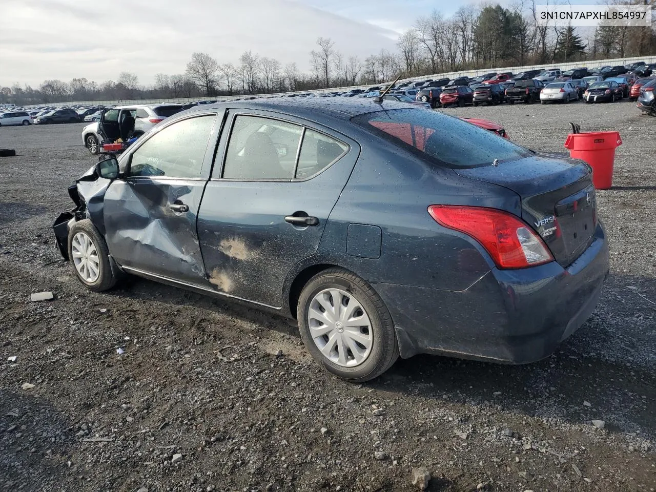 2017 Nissan Versa S VIN: 3N1CN7APXHL854997 Lot: 80582364