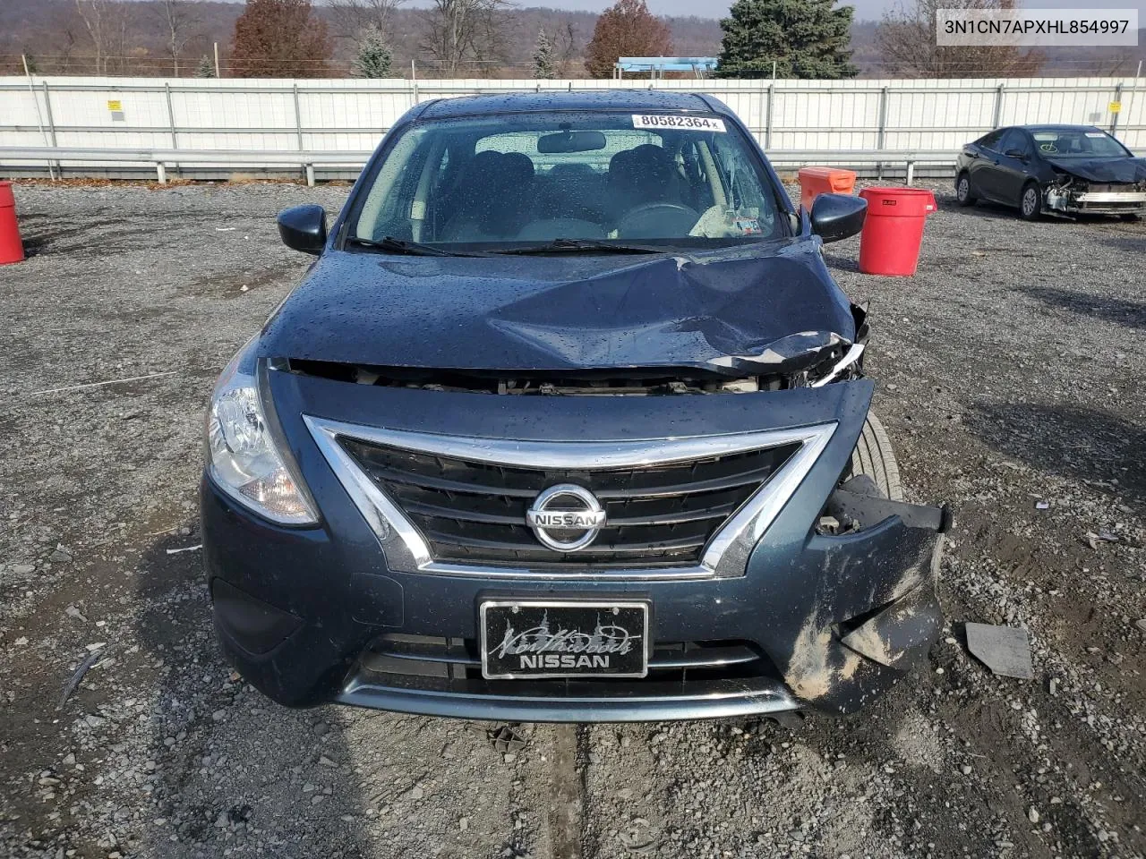 2017 Nissan Versa S VIN: 3N1CN7APXHL854997 Lot: 80582364