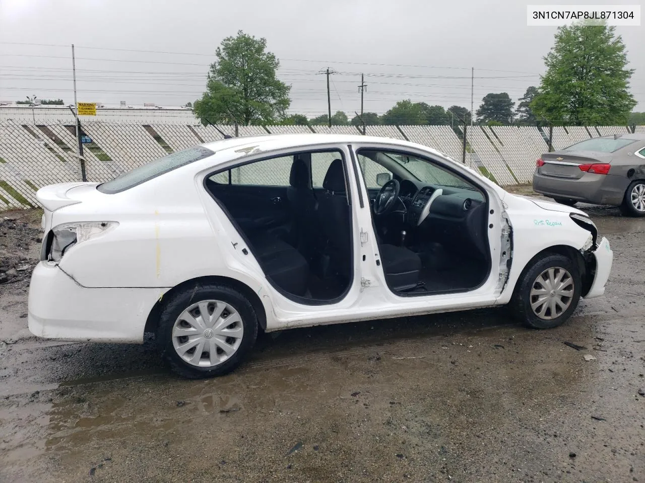 2018 Nissan Versa S VIN: 3N1CN7AP8JL871304 Lot: 54002534