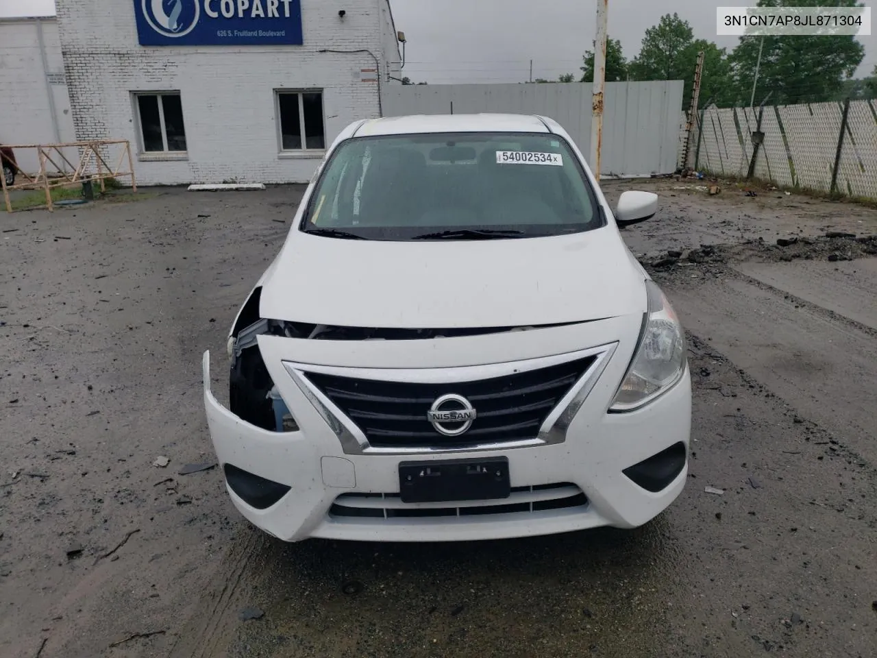 2018 Nissan Versa S VIN: 3N1CN7AP8JL871304 Lot: 54002534