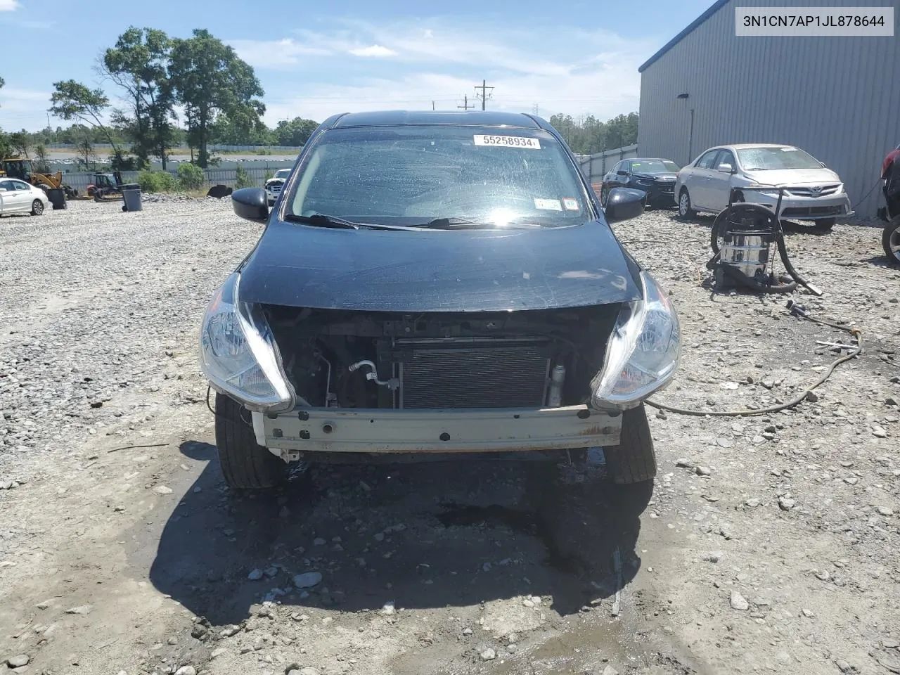 2018 Nissan Versa S VIN: 3N1CN7AP1JL878644 Lot: 55258934