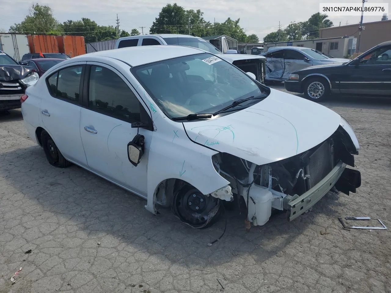 2018 Nissan Versa S VIN: 3N1CN7AP4KL869776 Lot: 56447044