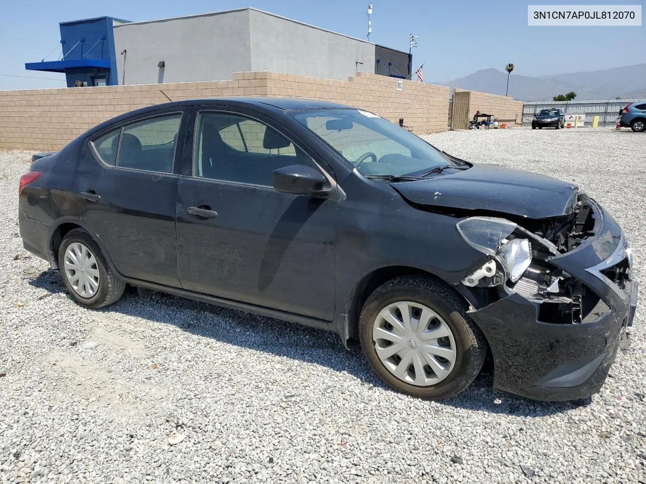 2018 Nissan Versa S VIN: 3N1CN7AP0JL812070 Lot: 57147894