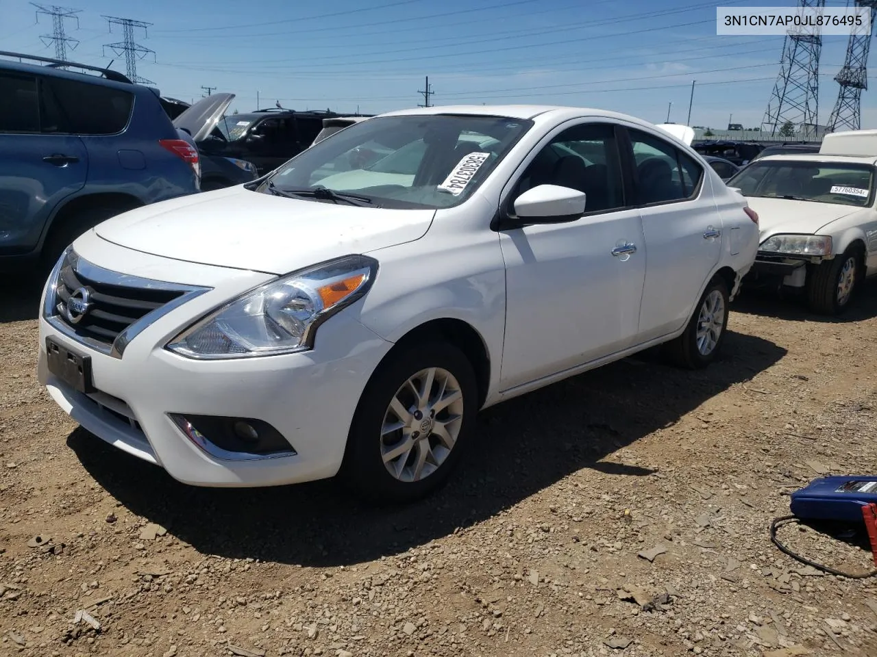 2018 Nissan Versa S VIN: 3N1CN7AP0JL876495 Lot: 58303784