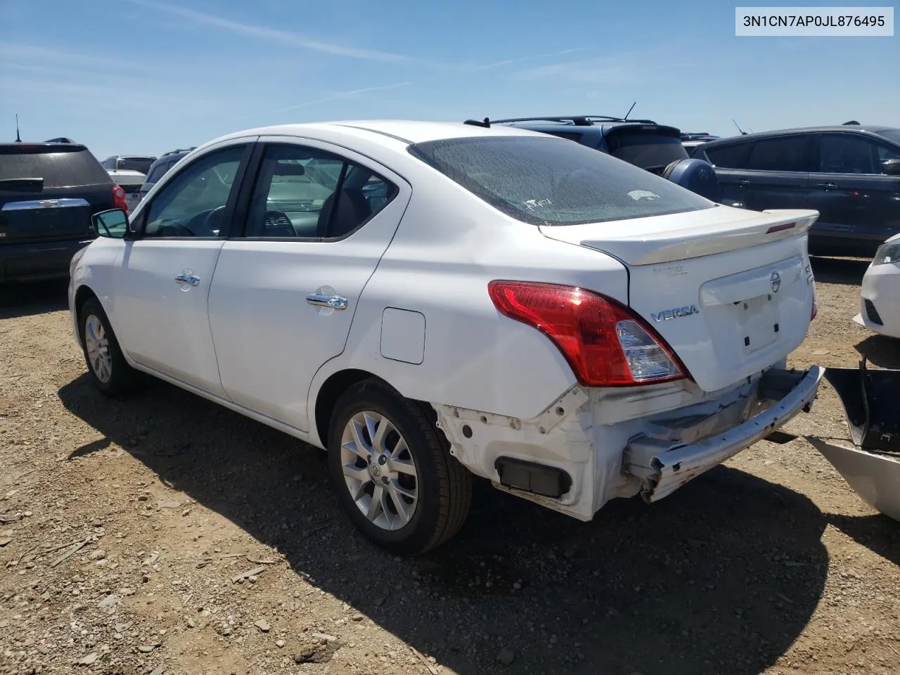 2018 Nissan Versa S VIN: 3N1CN7AP0JL876495 Lot: 58303784