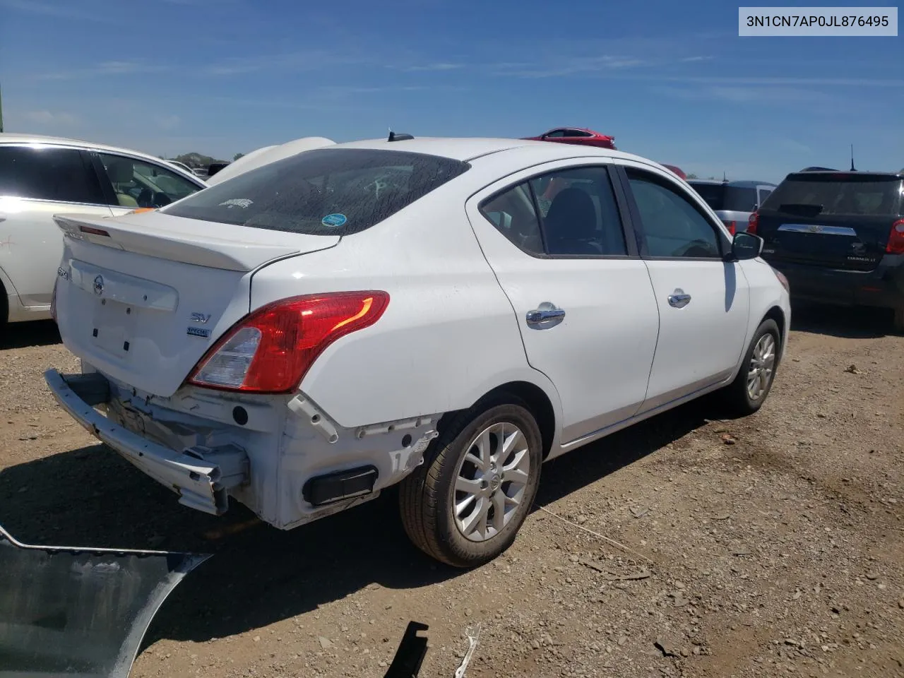 2018 Nissan Versa S VIN: 3N1CN7AP0JL876495 Lot: 58303784