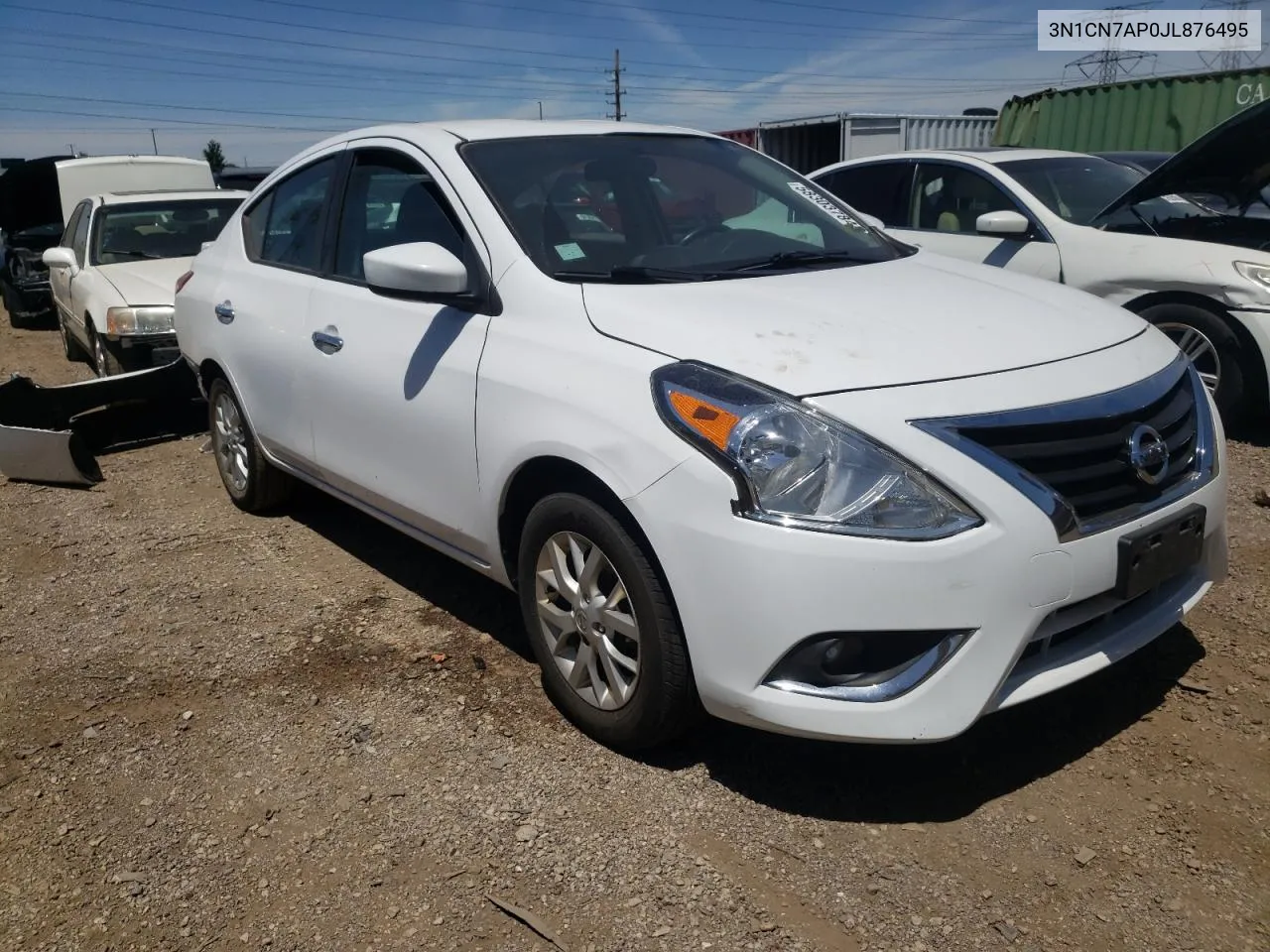 2018 Nissan Versa S VIN: 3N1CN7AP0JL876495 Lot: 58303784