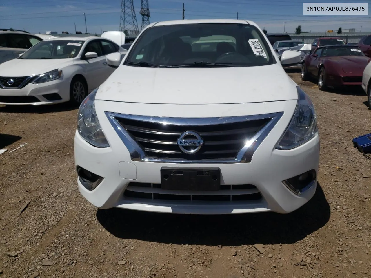 2018 Nissan Versa S VIN: 3N1CN7AP0JL876495 Lot: 58303784