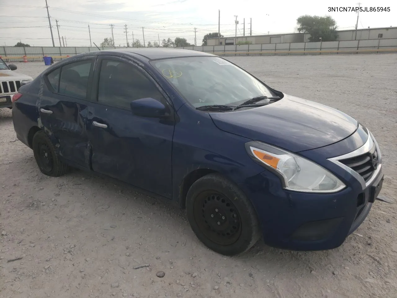 2018 Nissan Versa S VIN: 3N1CN7AP5JL865945 Lot: 58536243