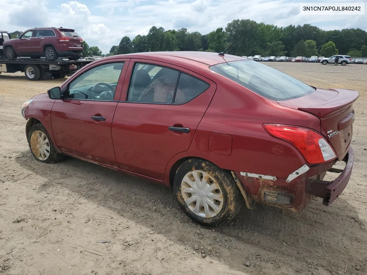 2018 Nissan Versa S VIN: 3N1CN7AP0JL840242 Lot: 59159474