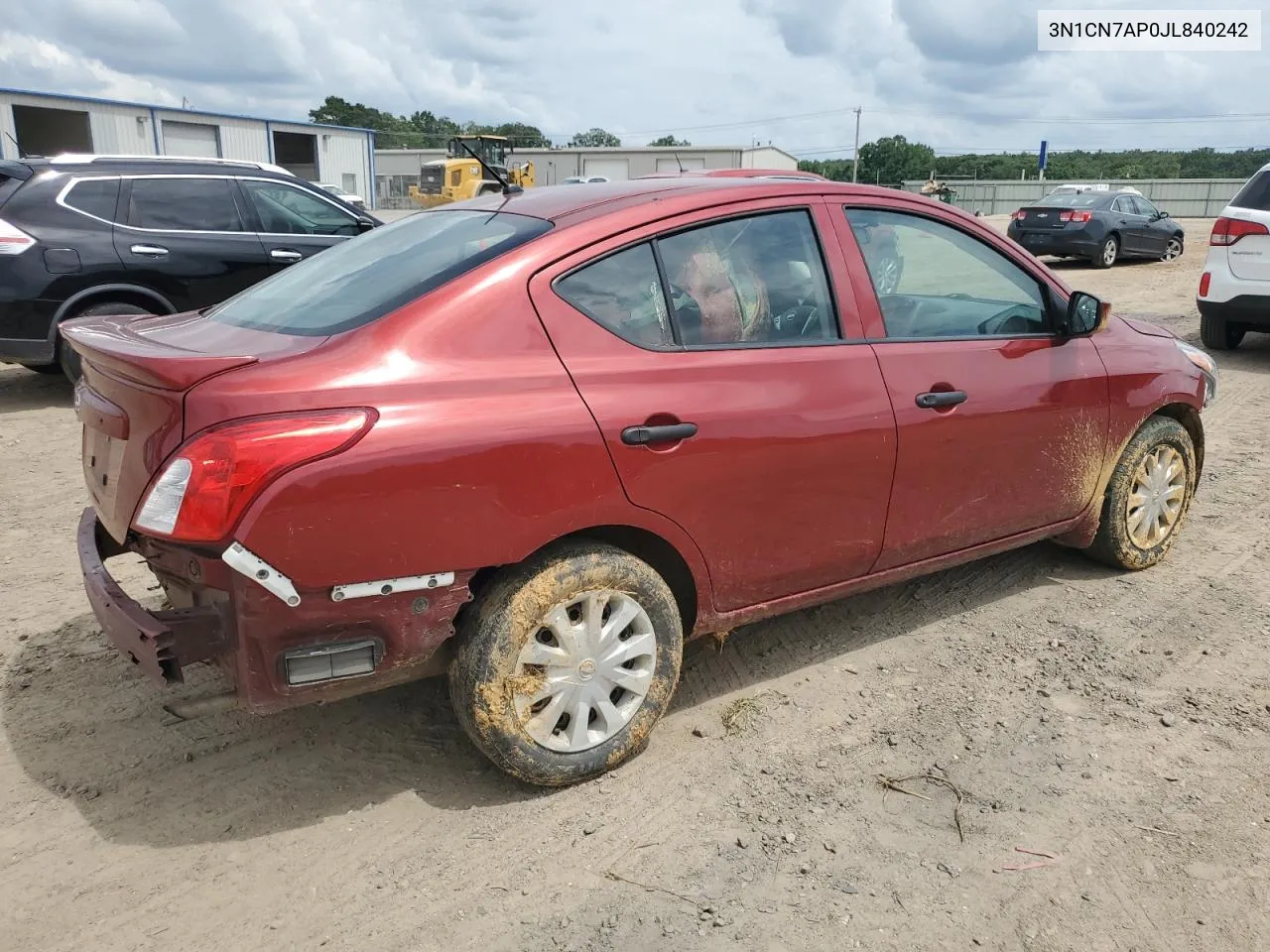 2018 Nissan Versa S VIN: 3N1CN7AP0JL840242 Lot: 59159474