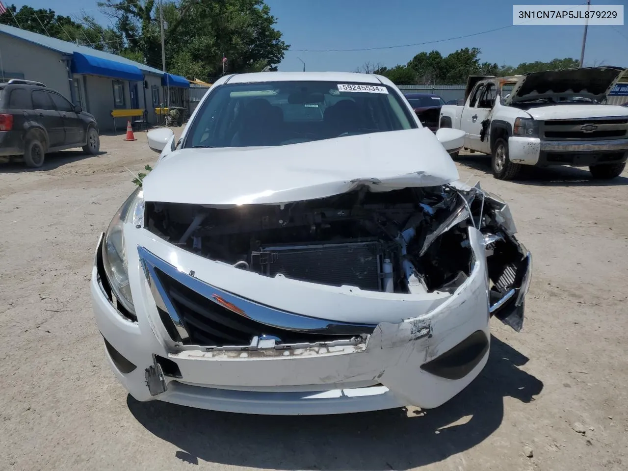 2018 Nissan Versa S VIN: 3N1CN7AP5JL879229 Lot: 59245534