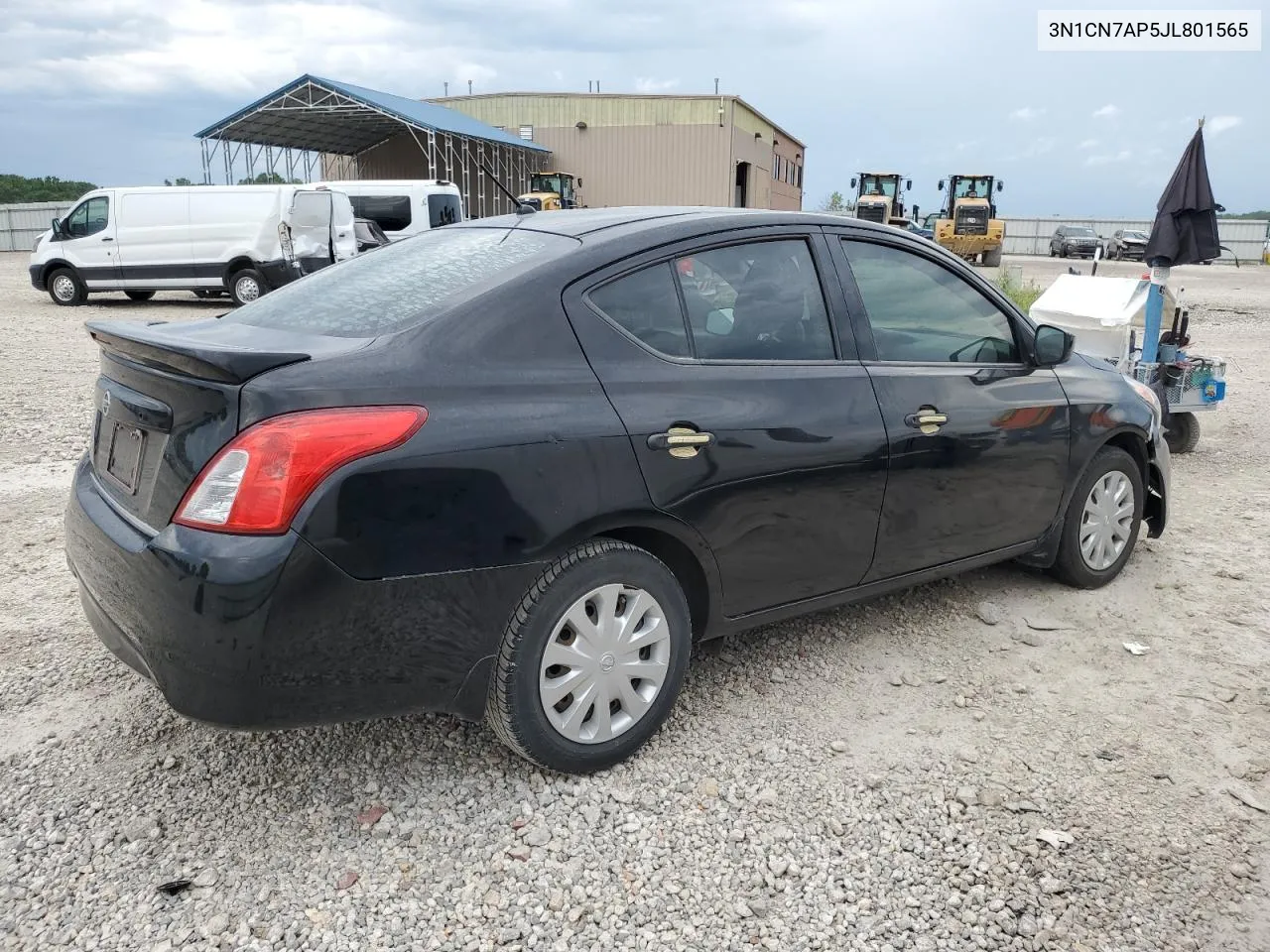 2018 Nissan Versa S VIN: 3N1CN7AP5JL801565 Lot: 61063914