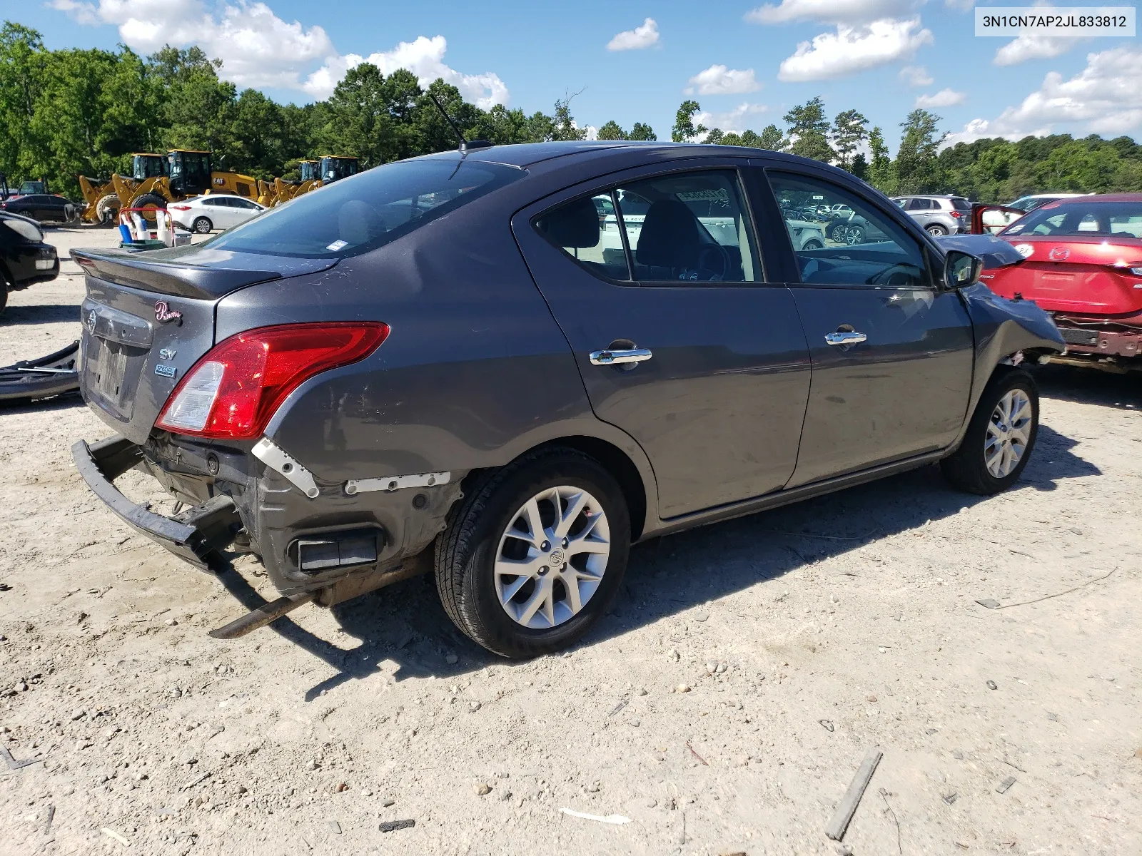 3N1CN7AP2JL833812 2018 Nissan Versa S