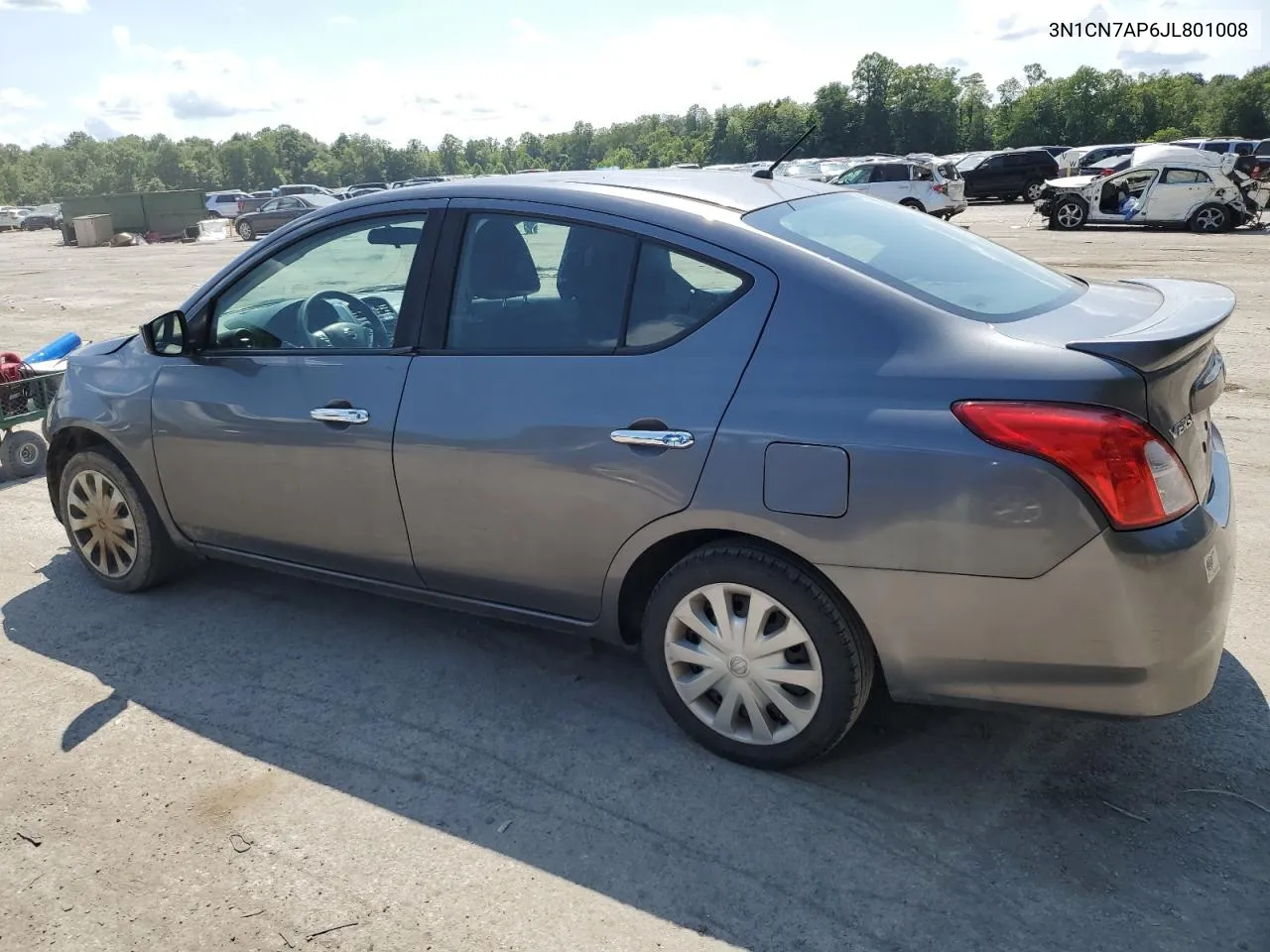 2018 Nissan Versa S VIN: 3N1CN7AP6JL801008 Lot: 62406734