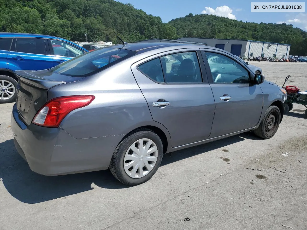 2018 Nissan Versa S VIN: 3N1CN7AP6JL801008 Lot: 62406734